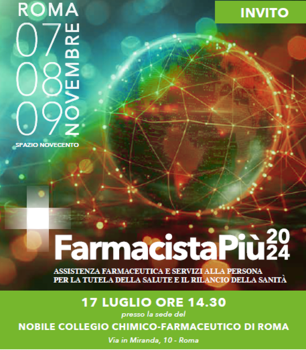FarmacistaPiù 2024: dal 7 al 9 novembre a Roma l’undicesima edizione del Congresso dei farmacisti italiani per fare il punto sul rilancio della sanità 