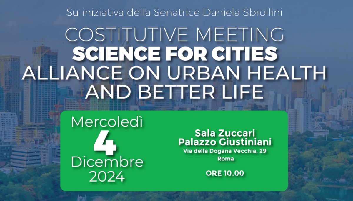 Nasce Science for Cities, l’alleanza della scienza per città sane e sostenibili 
