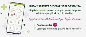 Psicologo on line’ a costi agevolati e consegna a domicilio gratuita, con l’App Lloyds 