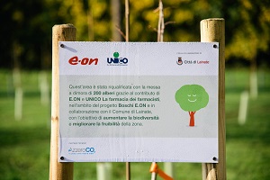 E.ON e Unico, la farmacia dei farmacisti, insieme per un’area verde per il Comune di Lainate 