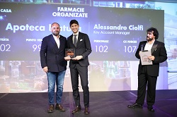 Apoteca Natura eletta Migliore Insegna 2024.  Prima classificata nella categoria “Farmacie organizzate” 